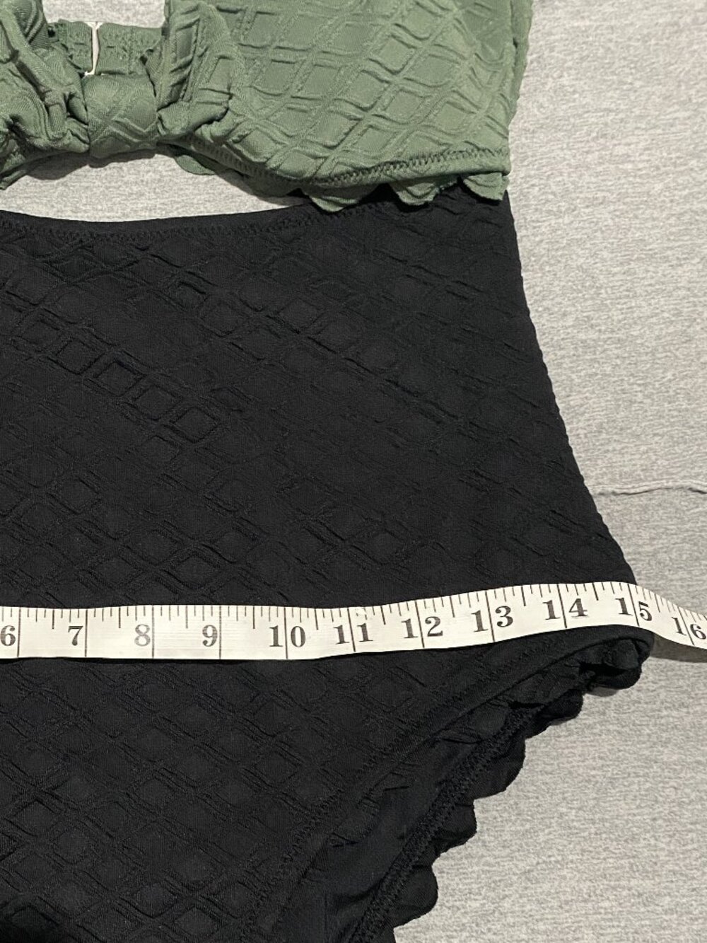 Cupshe One-Piece Swimwear Green Black Medium Womens (264) - Picture 5 of 10